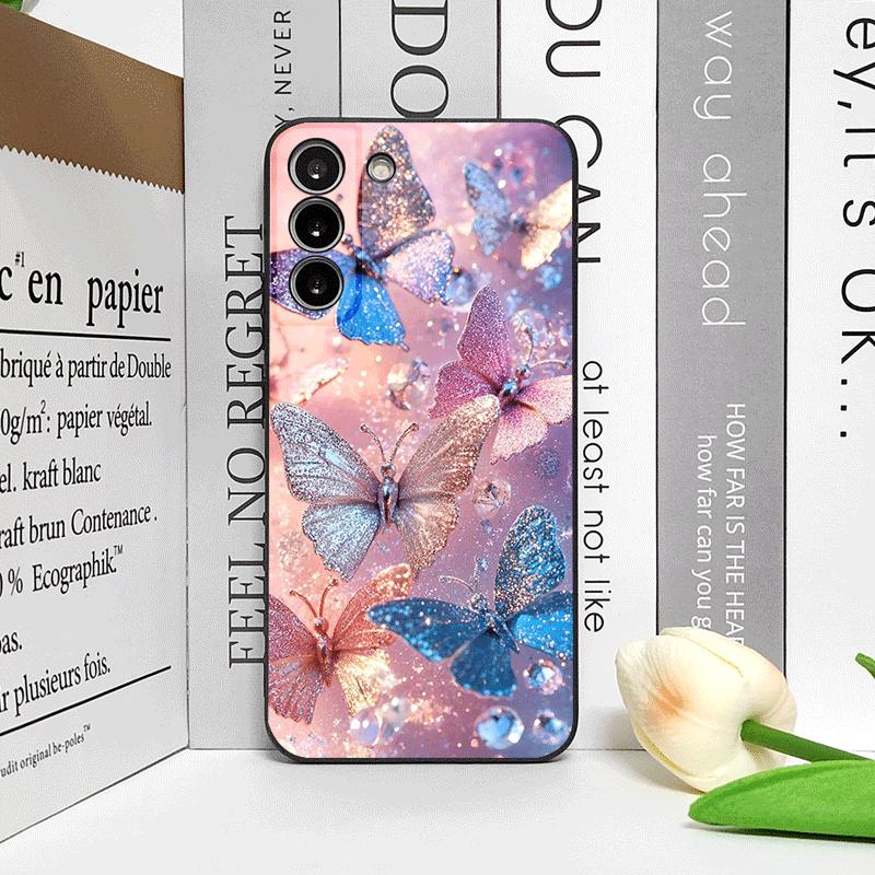 Luxury Art Butterfly Flower Pattern Phone Case for OnePlus 12 13R 11 10 9 8 Pro Nord 4 N100 CE3 ACE2 ACE3 5G Soft Silicone Cover