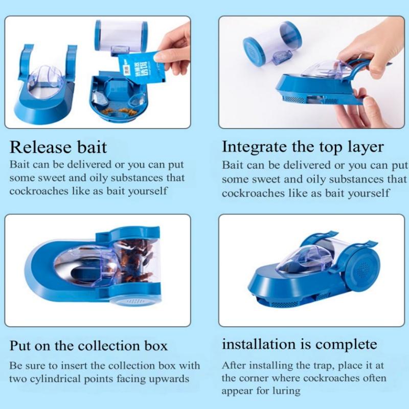 Household Physical Cockroach Trap, Suitable for Kitchen and Restaurant Cockroach Removal Trap, for the Whole House