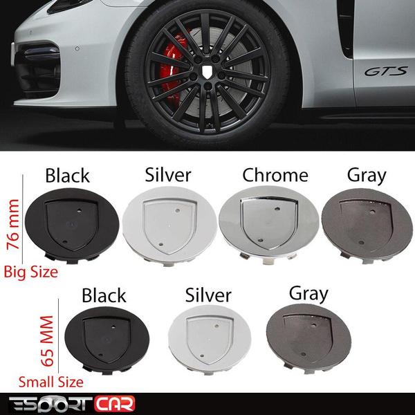 4ks 65MM 76MM 10 Klipů 3D Zlaté nebo Stříbrné Logo Hřebenu Znak Kryt Středu Kola s Emblémem Ráfky Kol