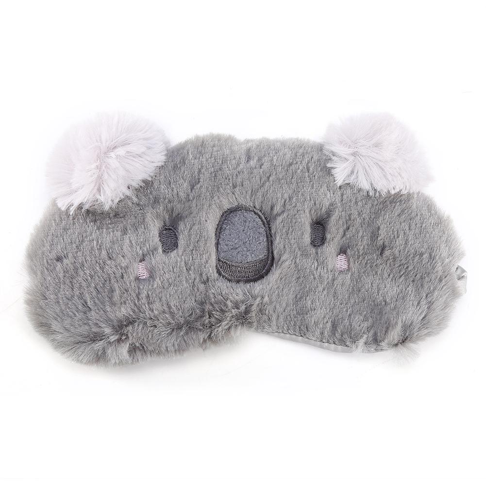 Sleeping Eye Mask 5 Colors Cute Animal Eye Cover Sleeping Mask Christmas Deer Winter Carton Nap Eye Shade Mask