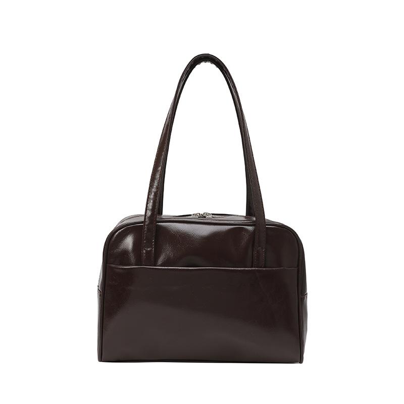 Niche Texturovaná Podpažní Taška Nová Módní a Všestranná Korejská Aktovka Všestranná Velkokapacitní Nošení přes Jedno Rameno