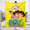 Dora Explorer Blanket Soft Warm Cozy Perfect for Livingroom Office Chair Office Four Seasons Multipurpose Warmthful Decor Gifts For Family Or Friends