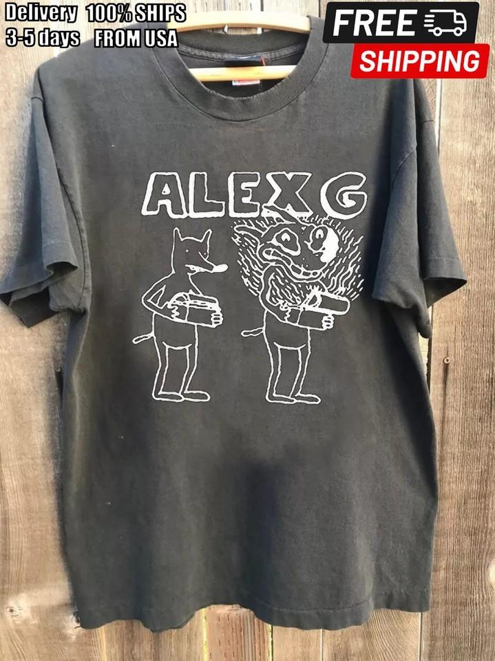 90s Reprint Alex G Classic style Charcoal Men Women T shirt Unisex NH14882 Unisex T-Shirt XXXL