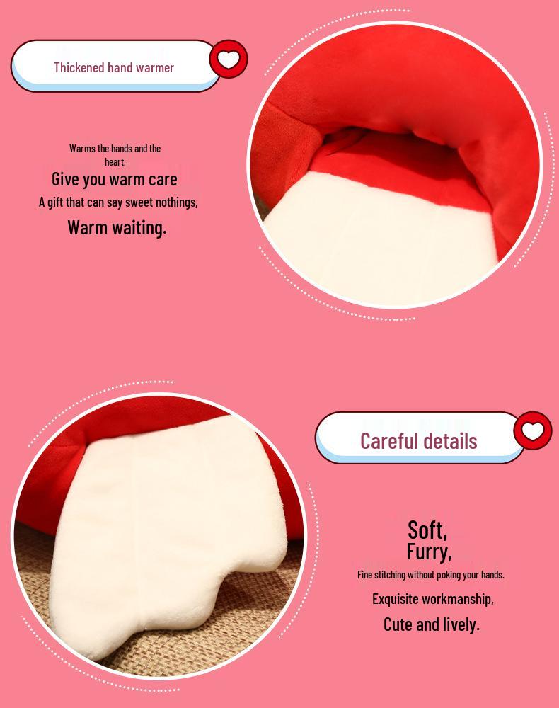 Creative Angel Heart Hand Warmer Plush Hug Doll - Perfect for Love Confession, Christmas, and Playtime