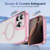 For iPhone 16 Pro Case with Camera Touch Control Button PC + TPU Phone Cover Compatible with MagSafe