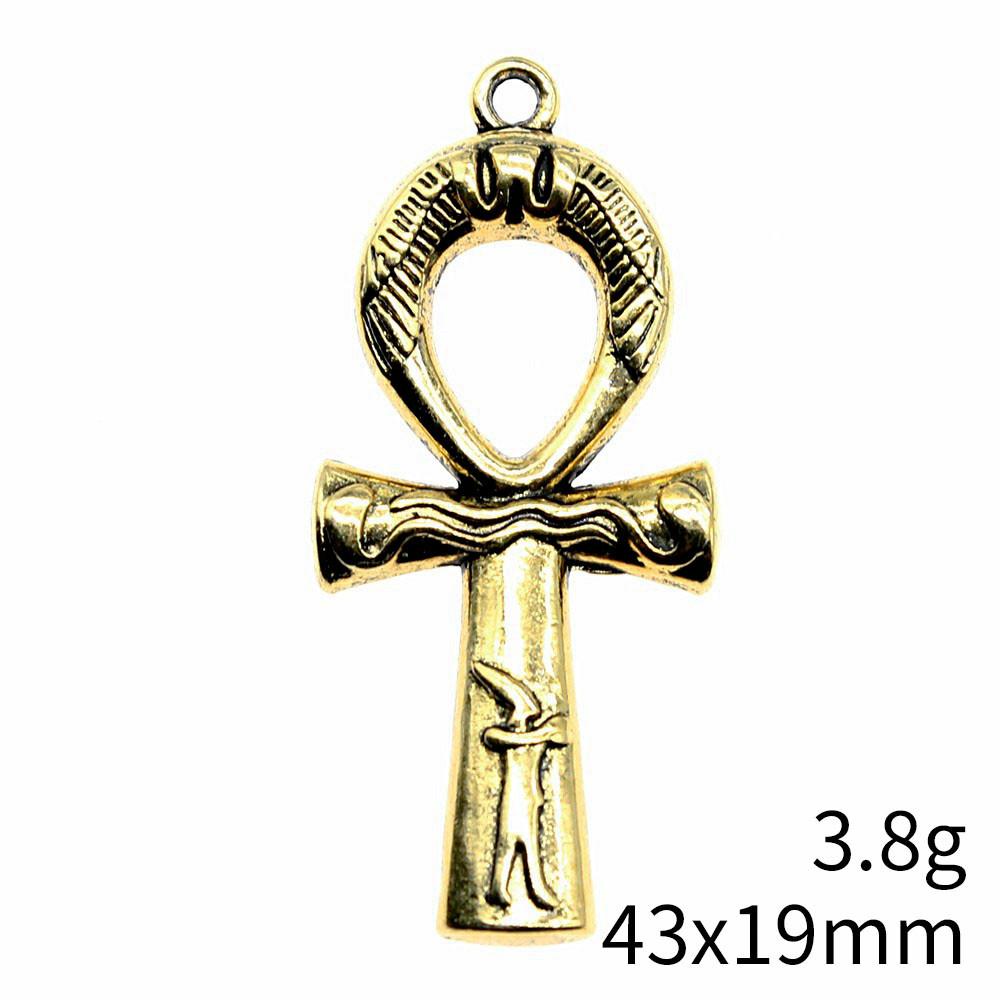 New Year's Day Charm Bracelet Italian Ankh Cross Charms Pendant Audience Chain Pendant