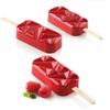 Silicone Ice Cream Mould Ice Cube Tray Popsicle Barrel Diy Mold Dessert Ice Cream Mold with Popsicle Stick