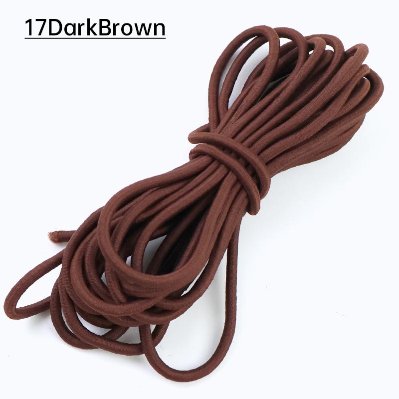 2/5/10Meters Meetee 5mm Elastic Ropes for Waistband Colored Rubber Band Clothes Bags Stretchable Cord Garment Sewing Accessories