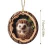 Christmas Ornaments Animal Christmas Ornaments 2D Acrylic  Animal Ornaments Acrylic Christmas Decor Cute Hanging Pendants