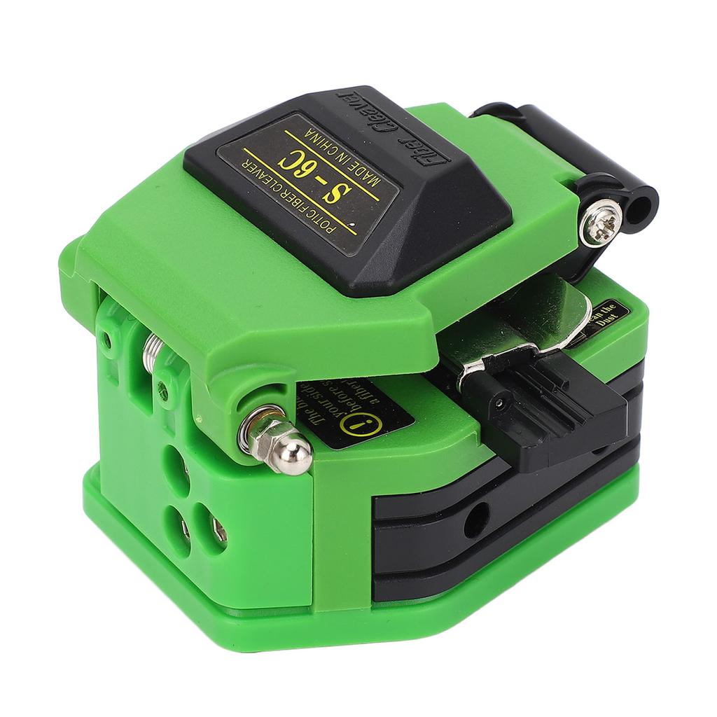Fiber Cleaver 16 Cleaving Spots 48000 Cleaves Hot Melting Cold Connection Fiber Optic Cutter for 0.2
