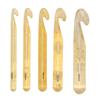 5pcs Assorted Sizes Crochet Hook Set Thickened Handle Ergonomic Crochet Hooks  For Blanket Knitting