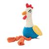 Cotton Rope Dog Chewing Chasing Toy With Noise Maker Outdoor Fetching Game Teething Toy For Aggressive Chewer Engagement