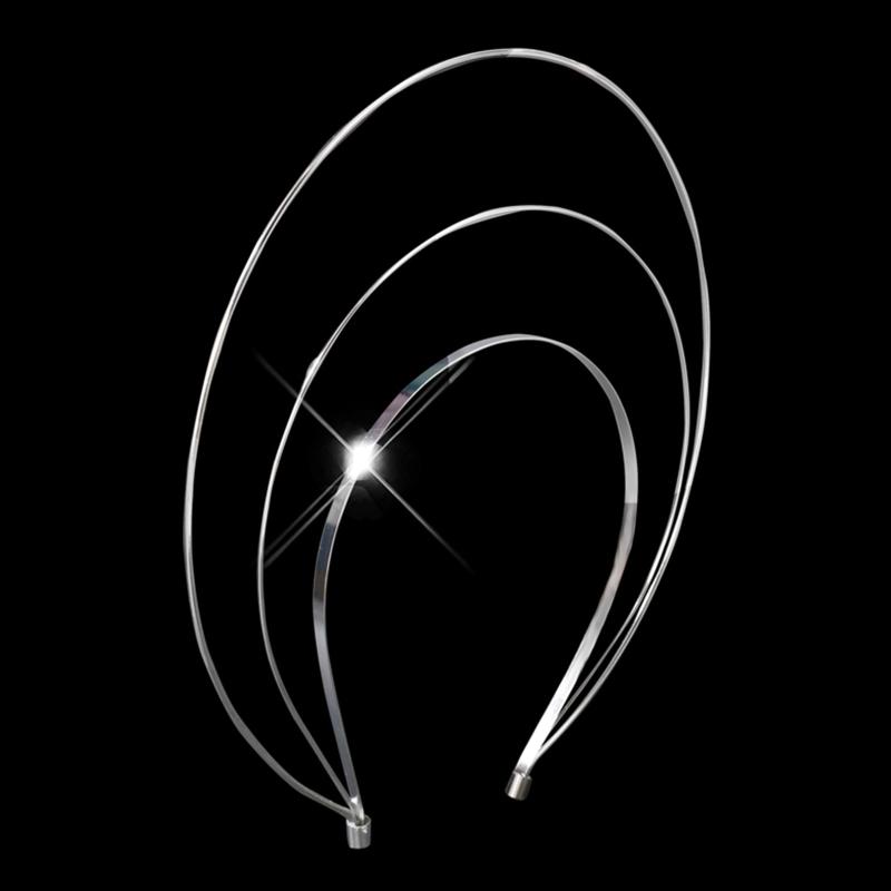 Accessori Semplici Dolci per Capelli Donna Studenti Fascia per Lavare il Viso Fasce a Corona Cerchio per Capelli a Base a Tre Strati Fai da Te