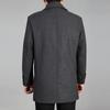 Men Wool Coat Autumn Winter Wool Overcoat Woolen Jacket Male Pea Coat Plus Size 7XL