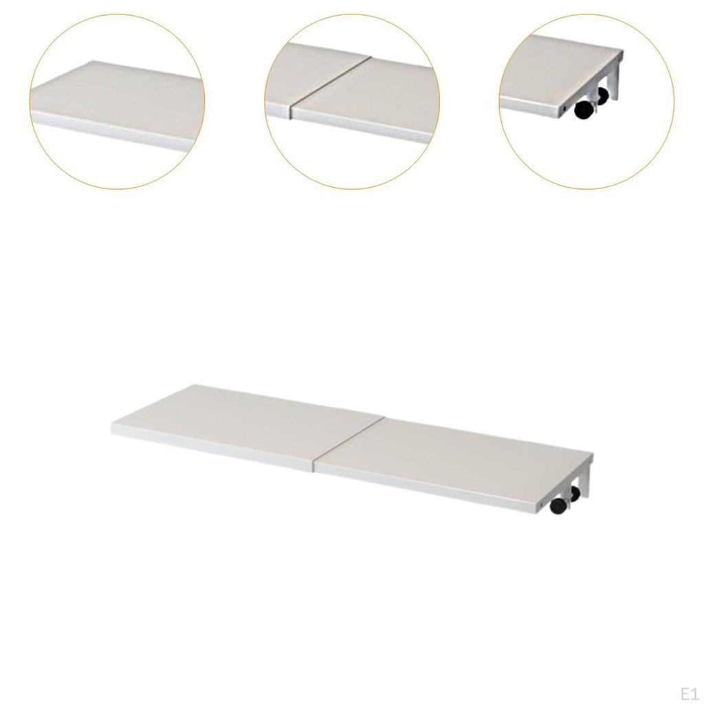 Bedside Shelf for Bed Clip On NightStand Tray Expendable Heavy Duty Bunkbed Caddy Table Storage