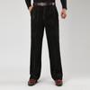 Men's Thick Corduroy Casual Pants Men's Corduroy High Waist Loose Thick Trousers