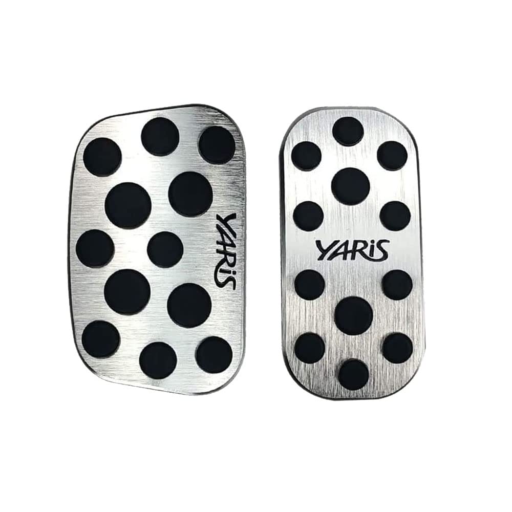 

BOYOUS Toyota Yaris Cross 10 Series Aluminum Pedal Axle Brake Cover No Tools Required серебряный