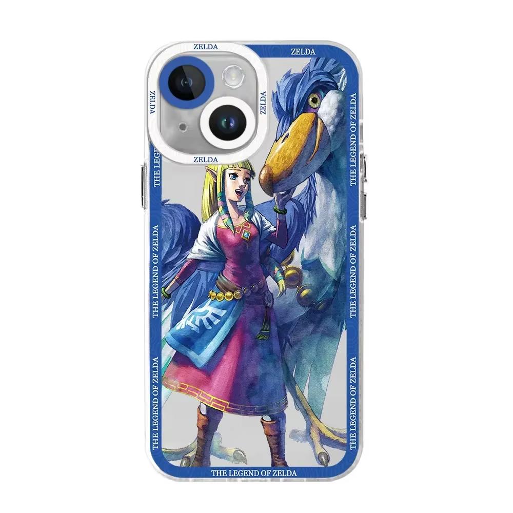 Game The Legend of Zeldas Phone Case For iPhone 16 15 14 13 12 11 Pro Max XS X XR 7 8 SE Link Mipha Cover