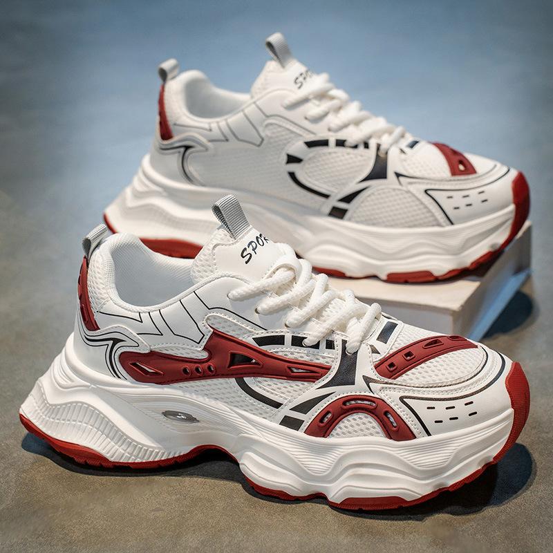 Sommer neue dicke Sohle Retro alte Sport- und Freizeitschuhe Papa-Schuhe