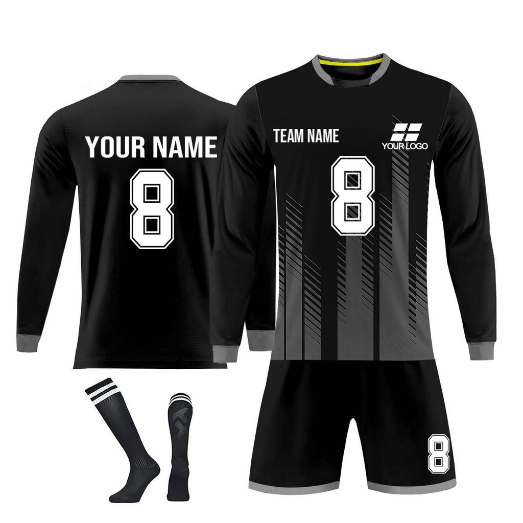 Kit de camisas personalizadas masculinas meninas com número de nome camisas de futebol personalizadas para meninos terno de treinamento