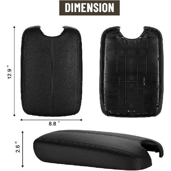 Car Armrest Cover Replacement For Honda Accord 2008-2012 PU Leather Center Console Protector Pad Automobile Waterproof Box Mat Interior Decor