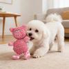 Juguete masticable indestructible para perros para masticadores agresivos Juguete de felpa suave para la dentición de cachorros Juguete interactivo de animal de peluche con chirrido para perros pequeños, medianos y grandes