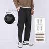 Mark Fairwhale Men's Fleece-Lined 98% Cotton Straight-Leg Casual Pants