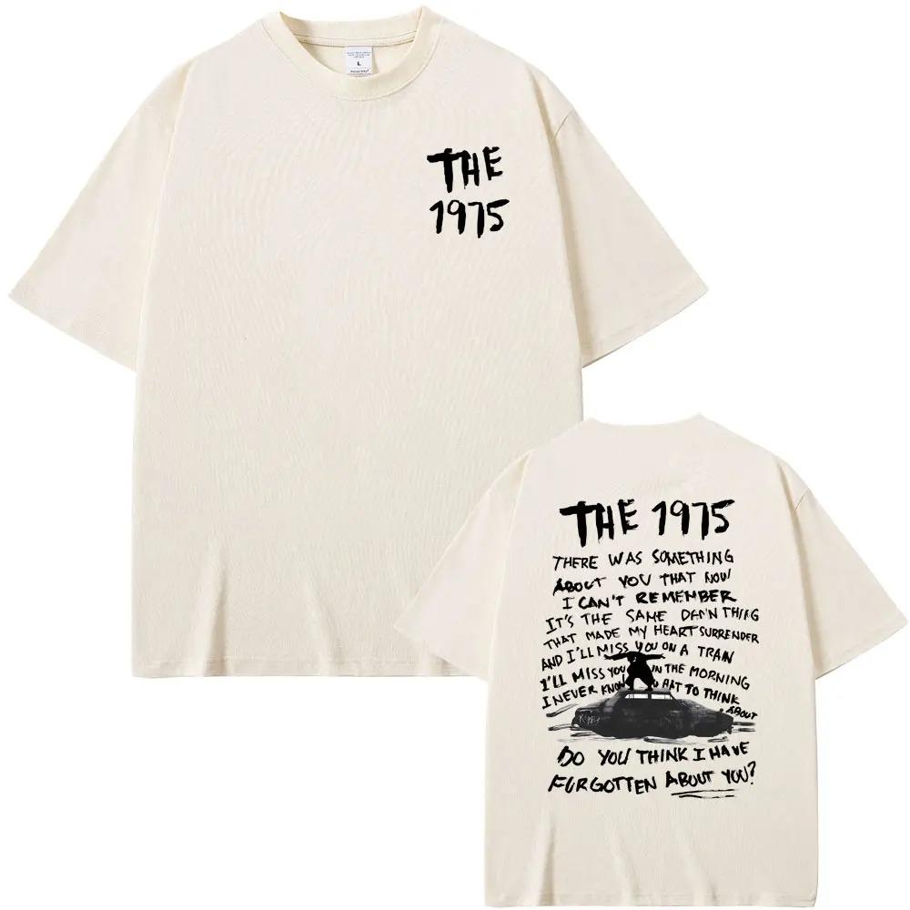 The 1975 About You Graphic Print T-shirt Being Funny In A Foreign Language Album Tshirt Men Women Hip Hop Casual Vintage T Shirt