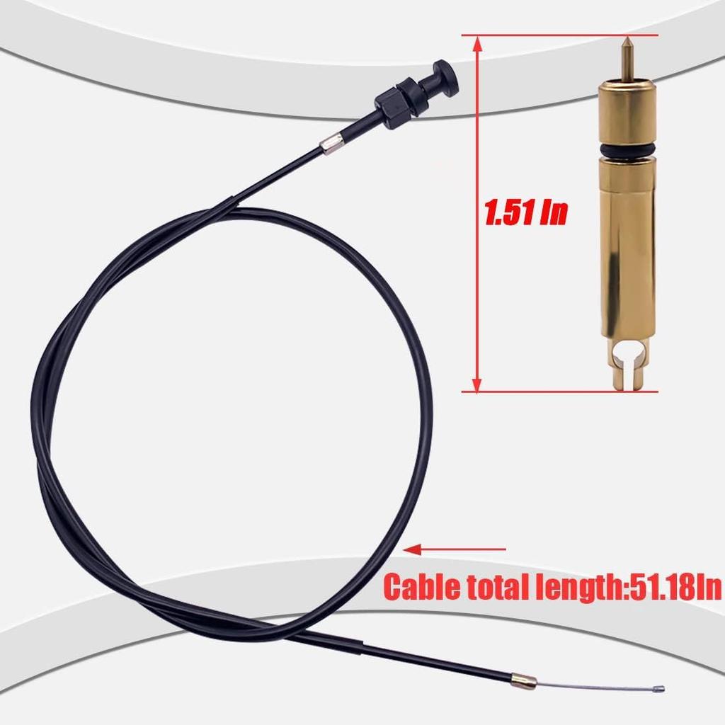 Choke Cable And Starter Valve Plunger Kit Compatible With Honda TRX450 Foreman 450 Es 1998 1999 2000 2001 2002 20032004