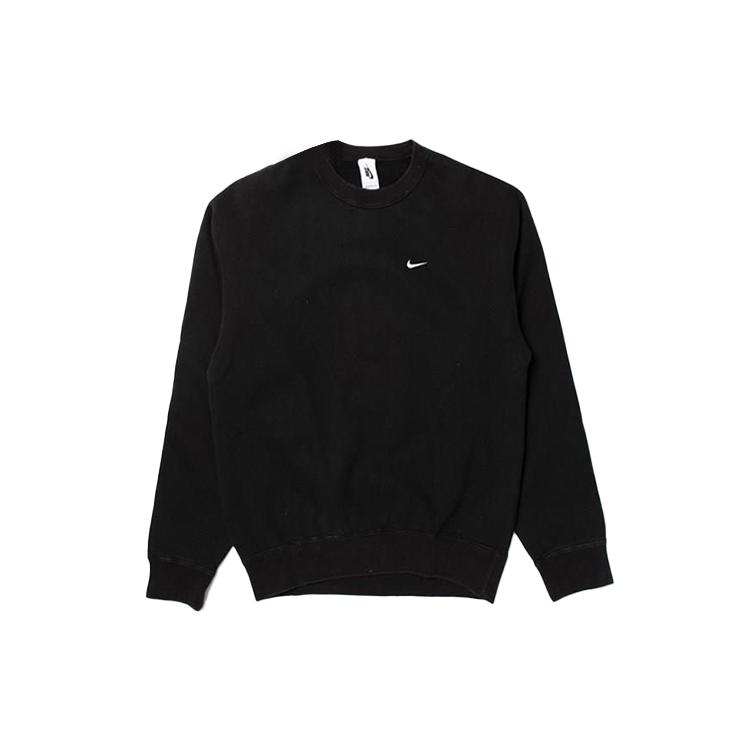 Nike Sweatshirts Men's Black Crew Neck Moderate Regular (Unisex) Sweatshirts DA2252 010