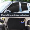 Universal Magnetic Car Sunshade: Full Blackout Privacy Curtain for Windows