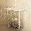 Large Capacity Kitchen Trash Can with Lid Easy To Install Wall Mounted Design Kitchen Wastes Garbage Basket