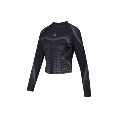 Gfx Spt Ls Df Top Fashion Versatile Comfortable Long Sleeve T-Shirt Women Tops Black HF9481-010