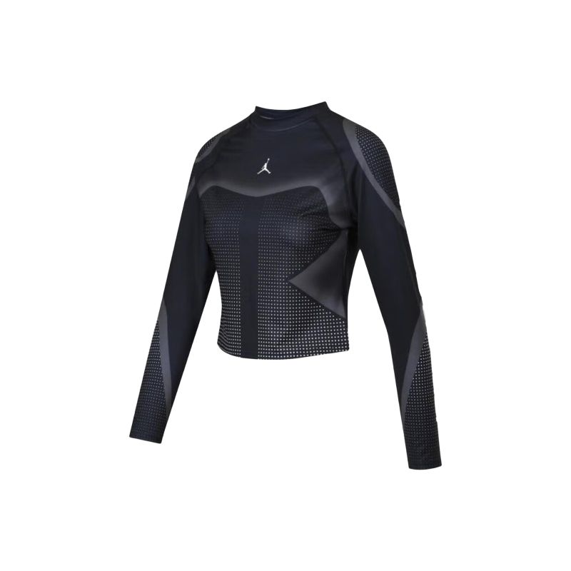 New Jordan GFX SS25 Raglan Sleeve T Shirt Women's Black HF9481-010