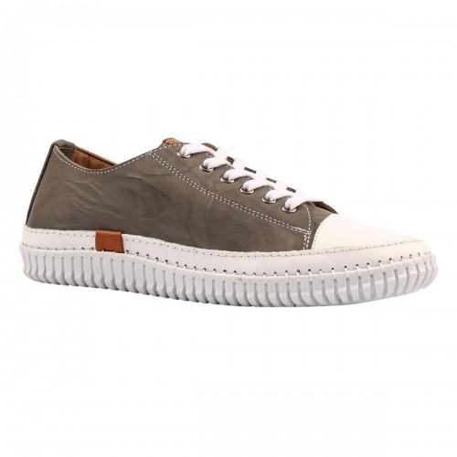 Lunar Womens/Ladies Truffle II Leather Plimsolls