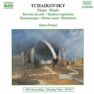 CD PYOTR ILYICH TCHAIKOVSKY, ILONA PRU - Piano Music (Rêverie Du Soir • Tend 8550504 Naxos Japan Classical Used