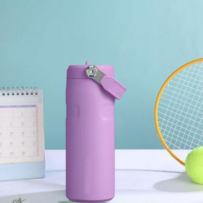 For Drinkware Stainless Steel Insulated Sports Bottle Double-Layer Leak Proof Vacuum Bottle 16oz Thermal Cup Gym