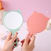 1PC Handheld Makeup Mirror Portable Folding Mirror With Handle Lady Cosmetic Beauty Tool Vanity Make Up Mirror Travel Essentials