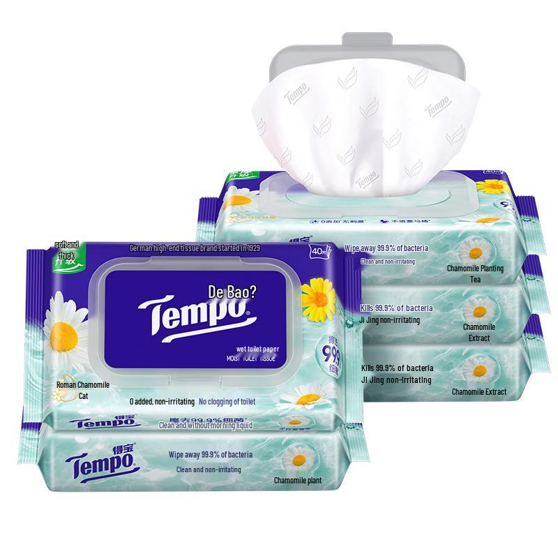 Tempo Flushable Wet Wipes