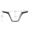 Carbon Fiber Interior Steering Wheel Cover Trim For Chevrolet Camaro 2010-2015
