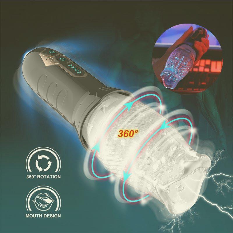 Rechargeable Male Masturbator 18 Insert Men's Accessories Soft Industrial Masturbation Male Masturbator 18 Women Vibrator