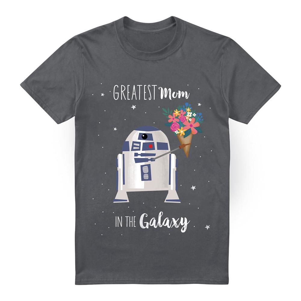 Star Wars Mother s Day Greatest Mum in the Galaxy T-Shirt Charcoal S