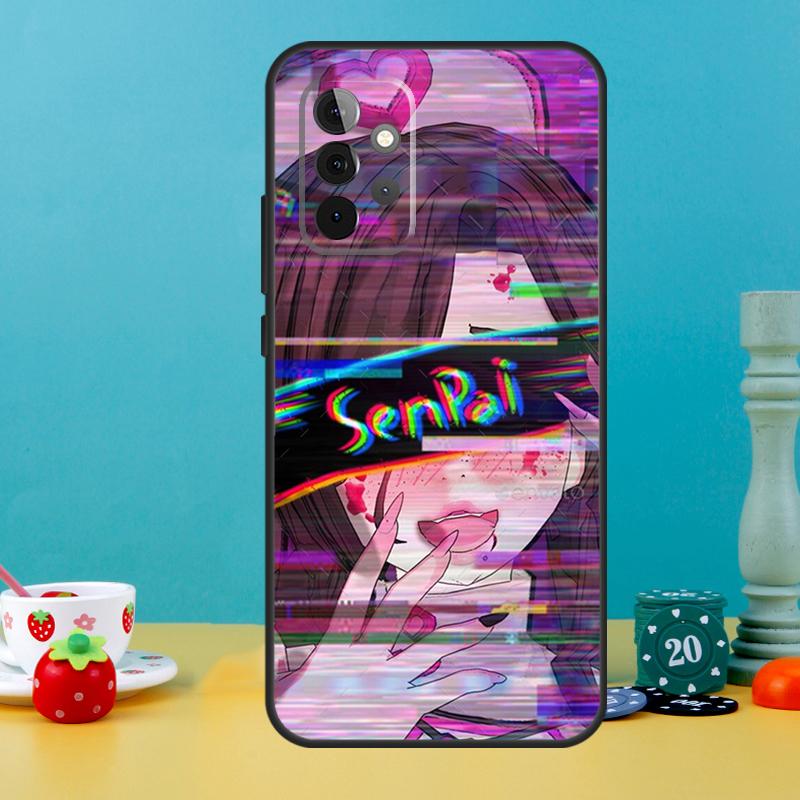Sad Anime Aesthetic Senpai Case For Samsung Galaxy A15 A16 A05 A26 A36 A56 A52 A53 A33 A13 A34 A54 A14 A35 A55 A22 A32