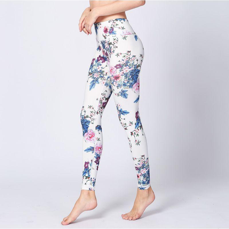 

New Yoga Pants Women s Digital Print Leggings Fashion Tight High Waist Hip Lifting Sport Fitness Yoga Wear HK29 L