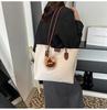 2025 New Retro Textured Women's Versatile Tote Bag - Large Capacity Shoulder Bag for Class and Commuting