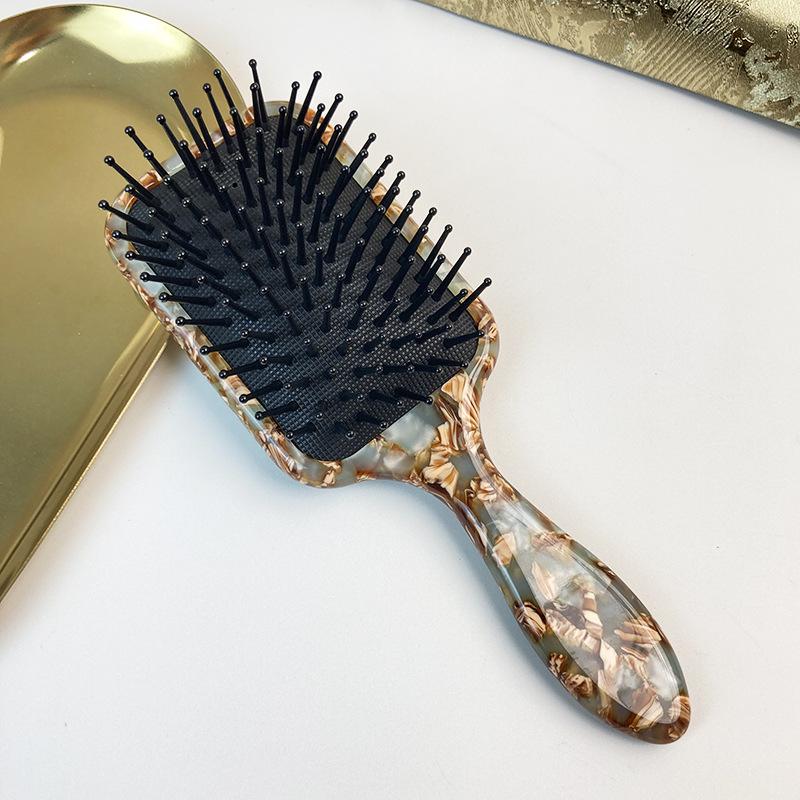 European Acetate Fiber Airbag Comb for Girls – Fluffy Crown Massage Cushion Comb
