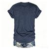 Women's Casual Letter Print Short Sleeve T-Shirt for Everyday Wear