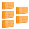 5 Pcs 12V LED Marker Lights Amber IP65 Waterproof Side Indicator Clearance Lamp for Truck RV Yacht