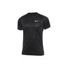 T-shirt da uomo Nera Girocollo Vestibilità Media Dritta CZ1219-010