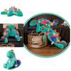 Cute Color-changing Chameleon Plush Toy Long-haired Stuffed Lizard Doll Wholesale Gift Decoration